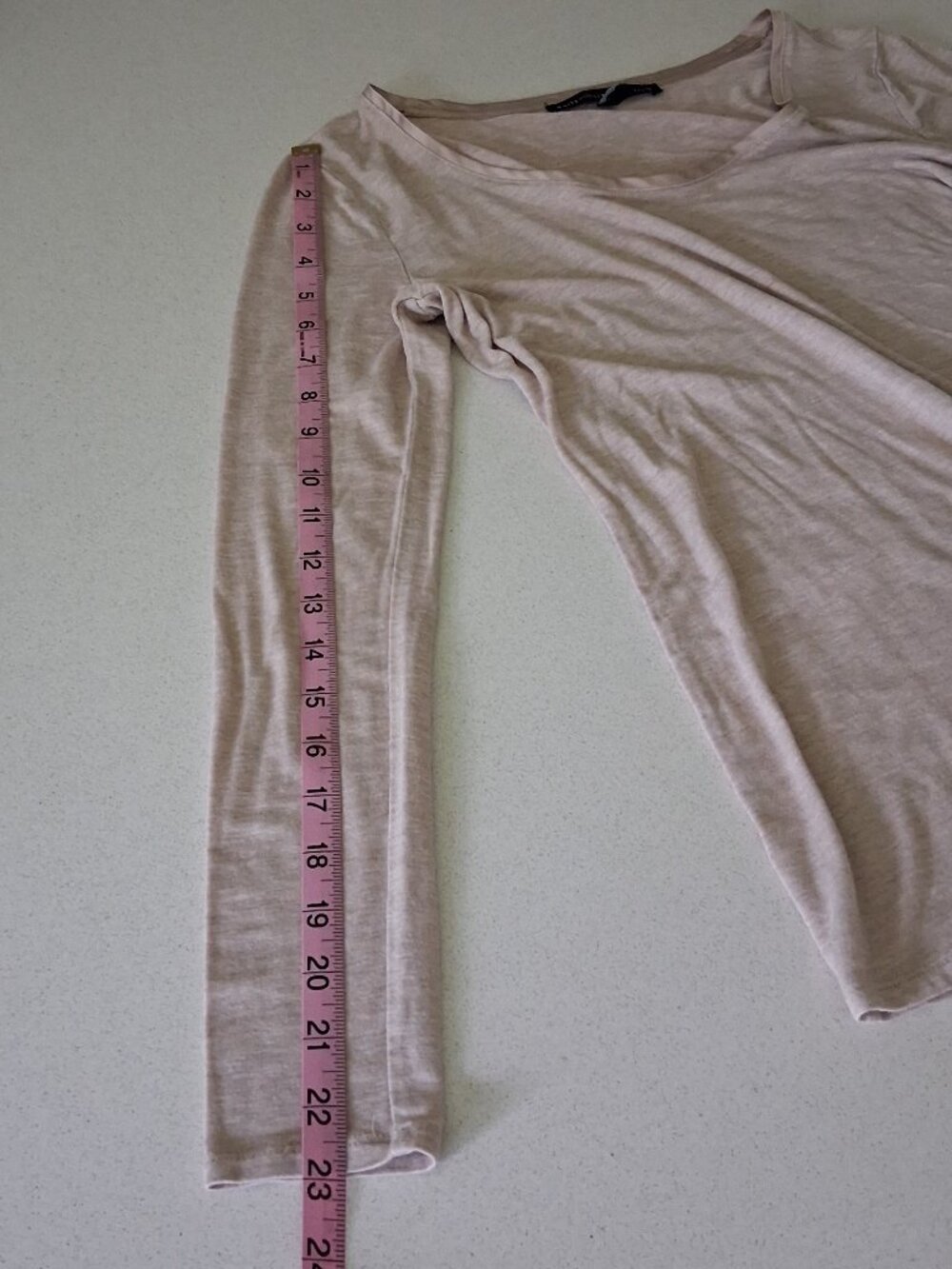 White House Black Market Beige Long Sleeve Top Women's Size XS - Picture 11 of 11